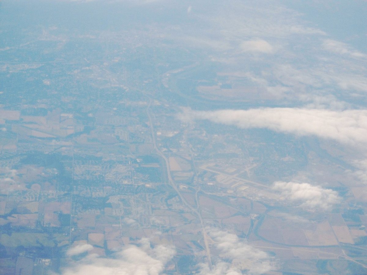 Skyline and aerial view of Bellevue, NE - LD Movers moving service area