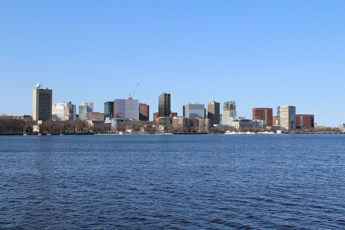Skyline and aerial view of Cambridge, MA - LD Movers moving service area