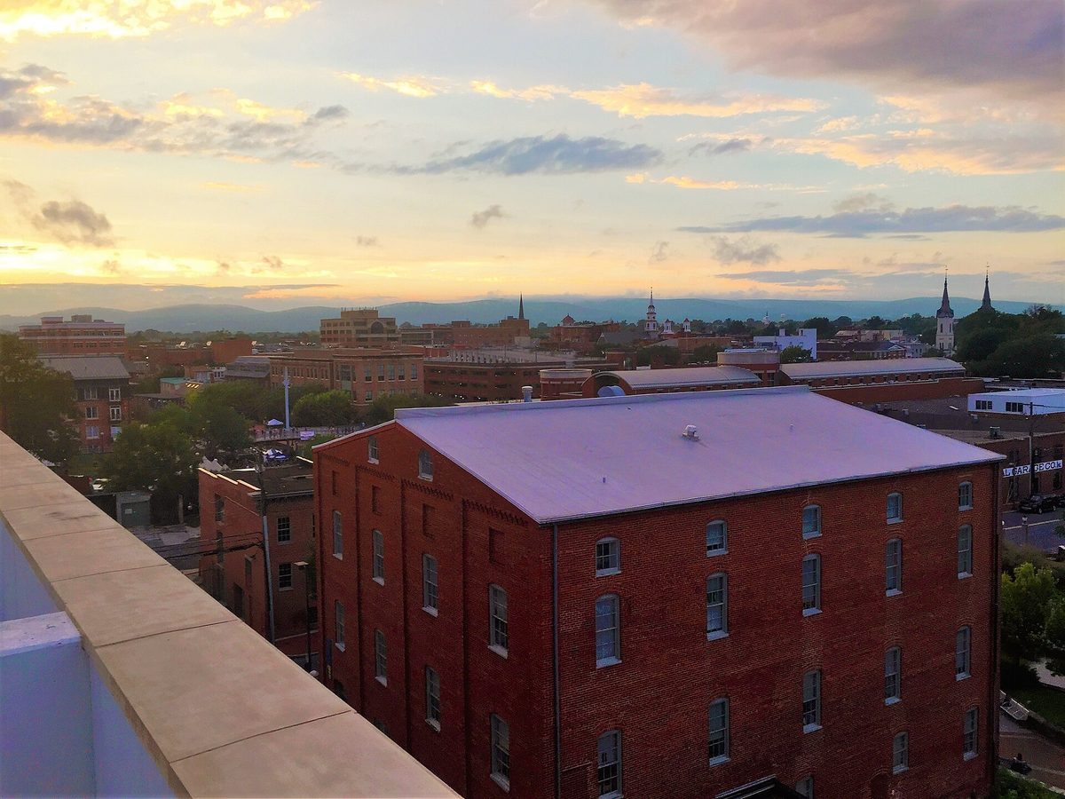 Skyline and aerial view of Frederick, MD - LD Movers moving service area