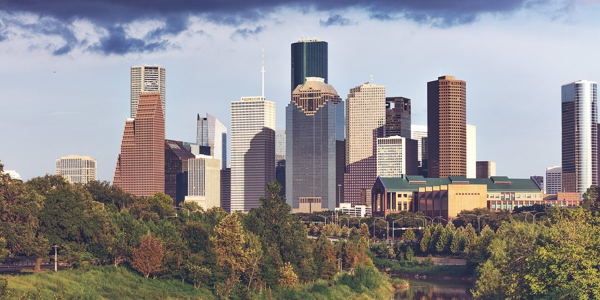 Skyline and aerial view of Houston, TX - LD Movers moving service area
