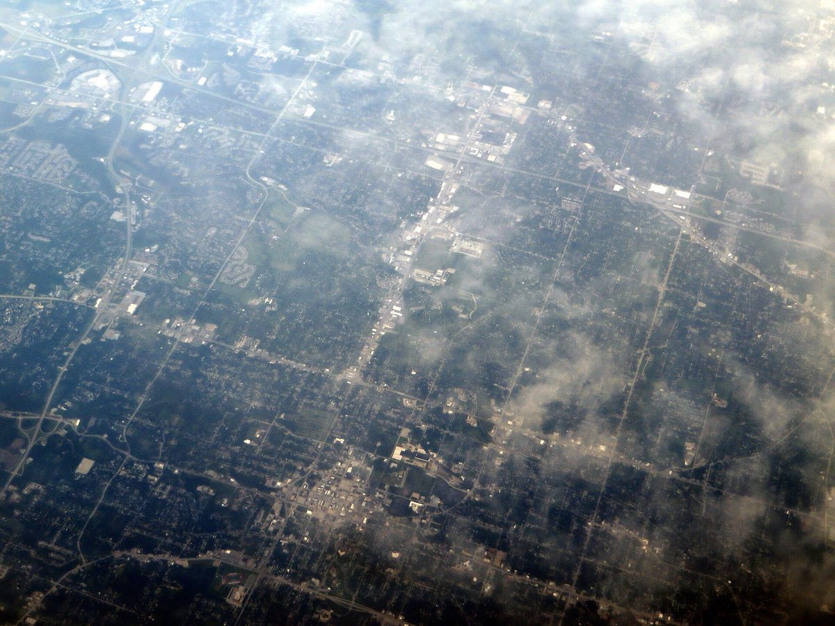 Skyline and aerial view of Independence, MO - LD Movers moving service area