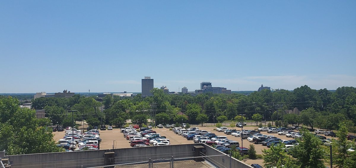 Skyline and aerial view of Jackson, MS - LD Movers moving service area