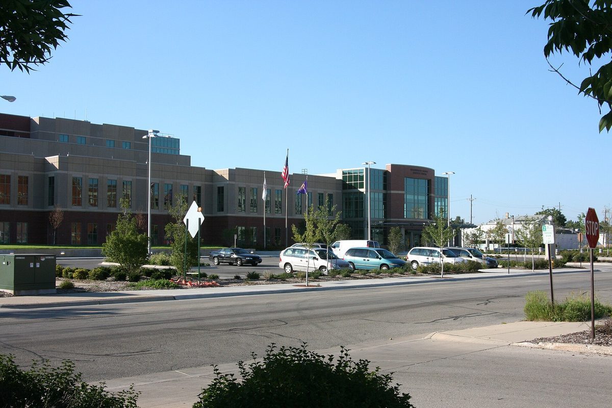 Skyline and aerial view of Justice, IL - LD Movers moving service area