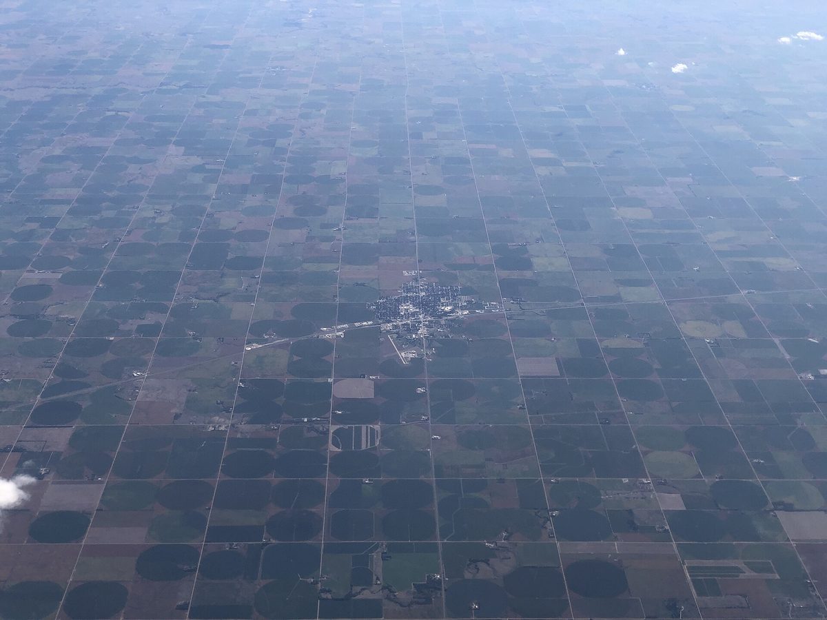 Skyline and aerial view of Kearney, NE - LD Movers moving service area