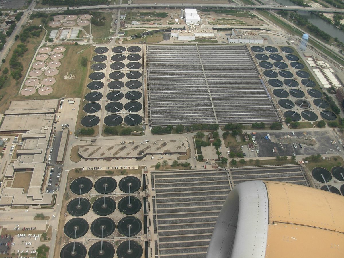 Skyline and aerial view of Stickney, IL - LD Movers moving service area