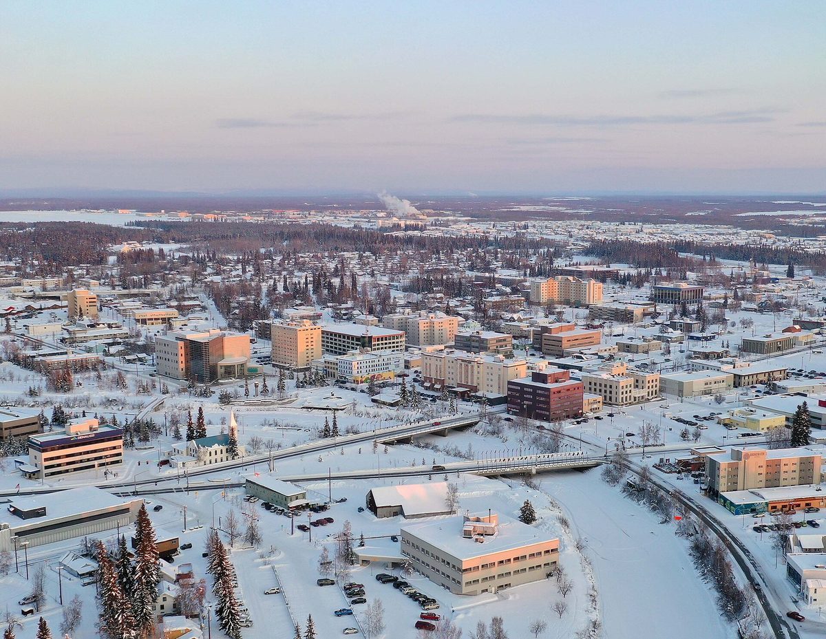 Scenic skyline and landscape view of Alaska - LD Movers moving service area