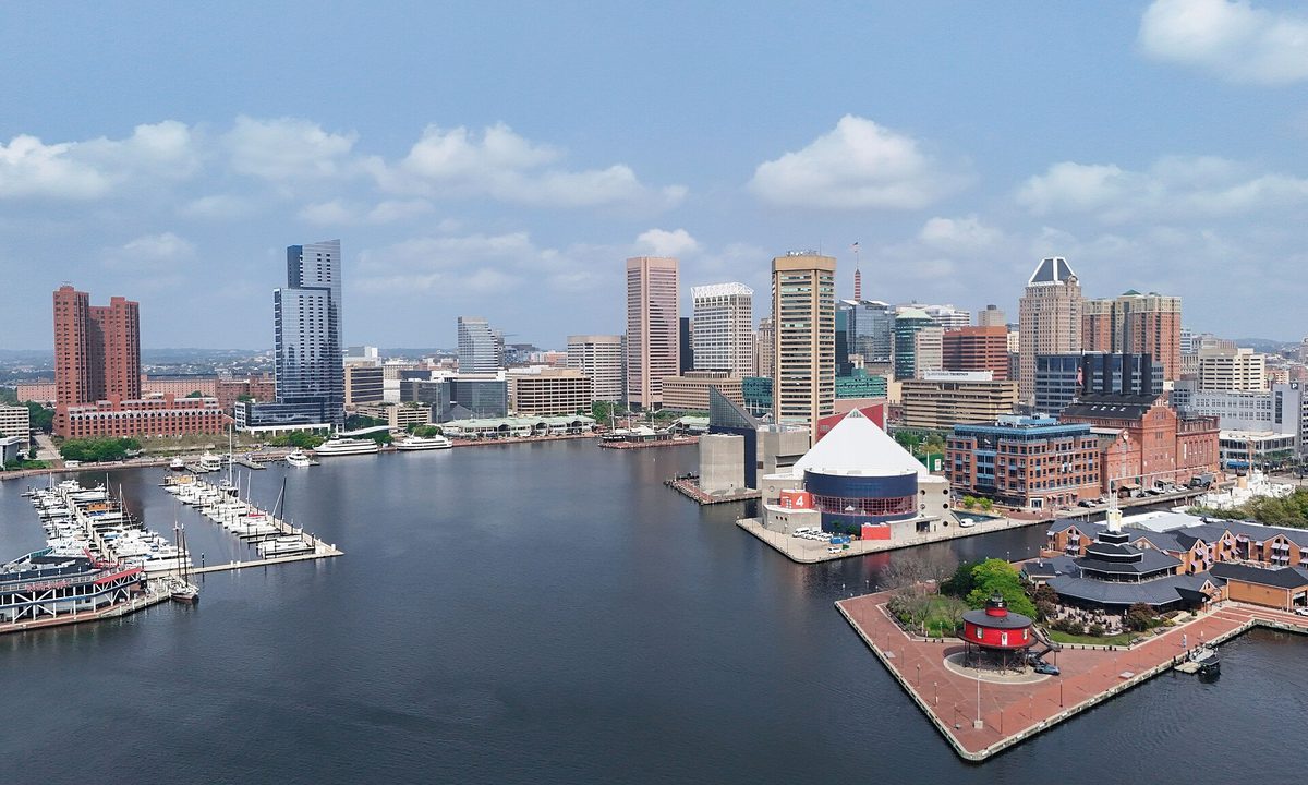 Scenic skyline and landscape view of Maryland - LD Movers moving service area