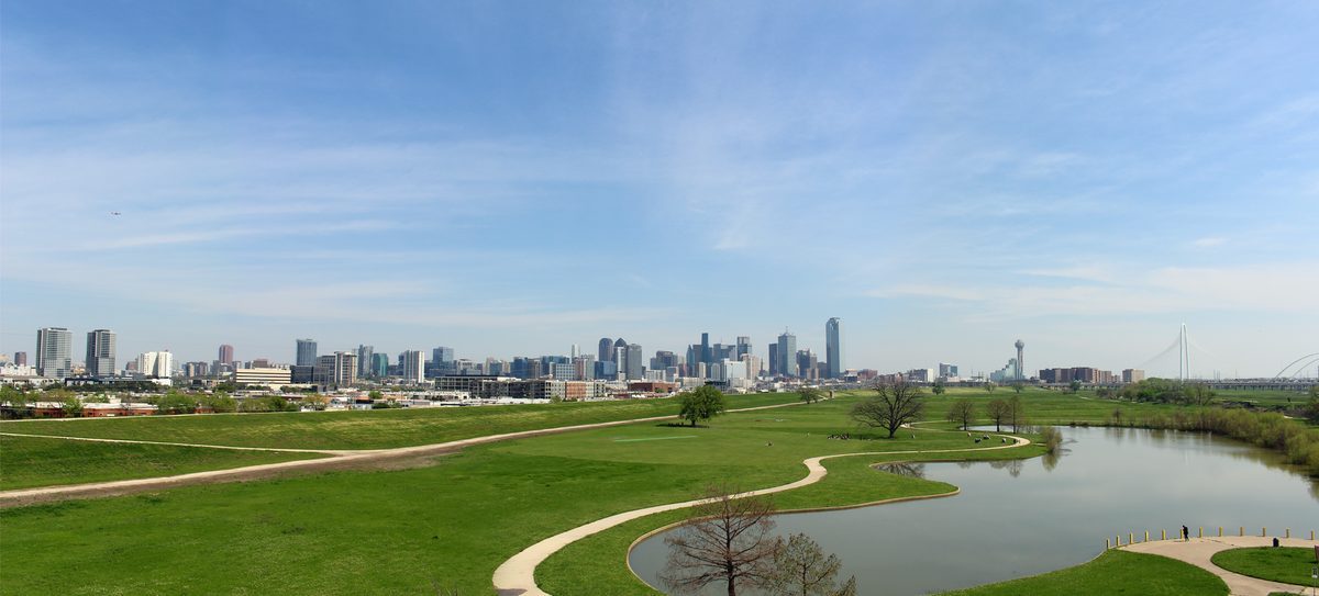 Scenic skyline and landscape view of Texas - LD Movers moving service area